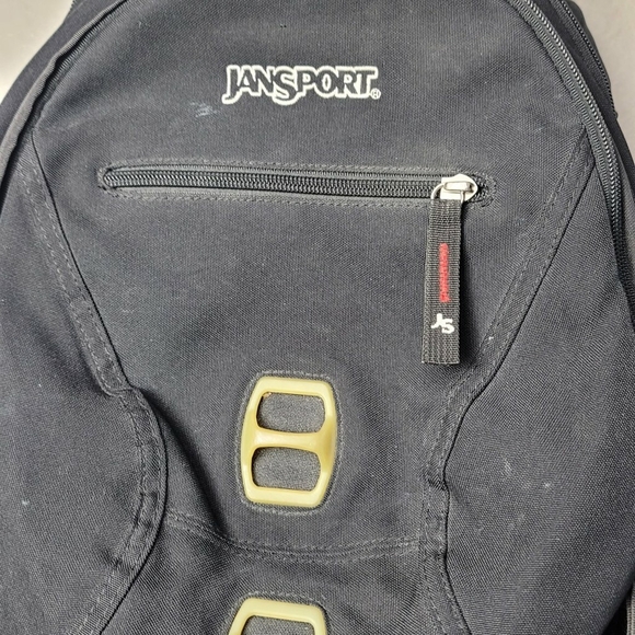 JANSPORT Hiking Trail Backpack Black Outdoor Travel Backpack - Picture 8 of 9